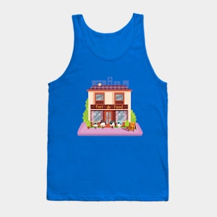 BTS Cafe Edition! Tank Top